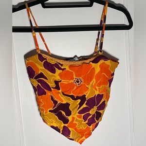 Crop top with built in bra